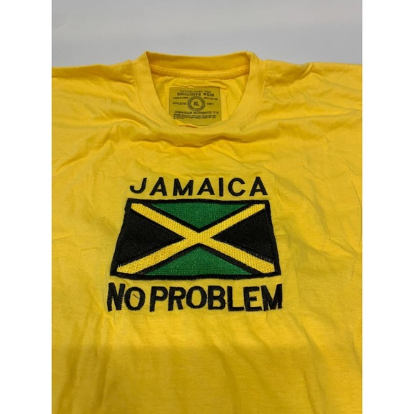 New Sport Wear T-Shirt Jamaica No Problem Yellow XL Men's A26 - Picture 1 of 7